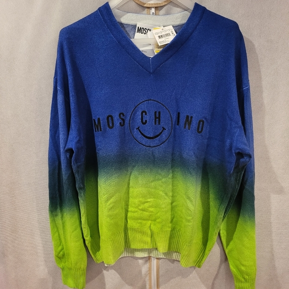 MOSCHINO Dégradé Emoji Logo Sweater - Picture 3 of 8